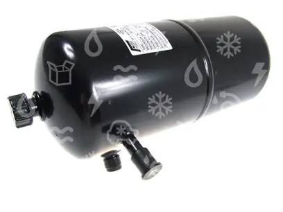 sběrač chladiva,  4,6 l, vstup 12 mm ODS, výstup 1